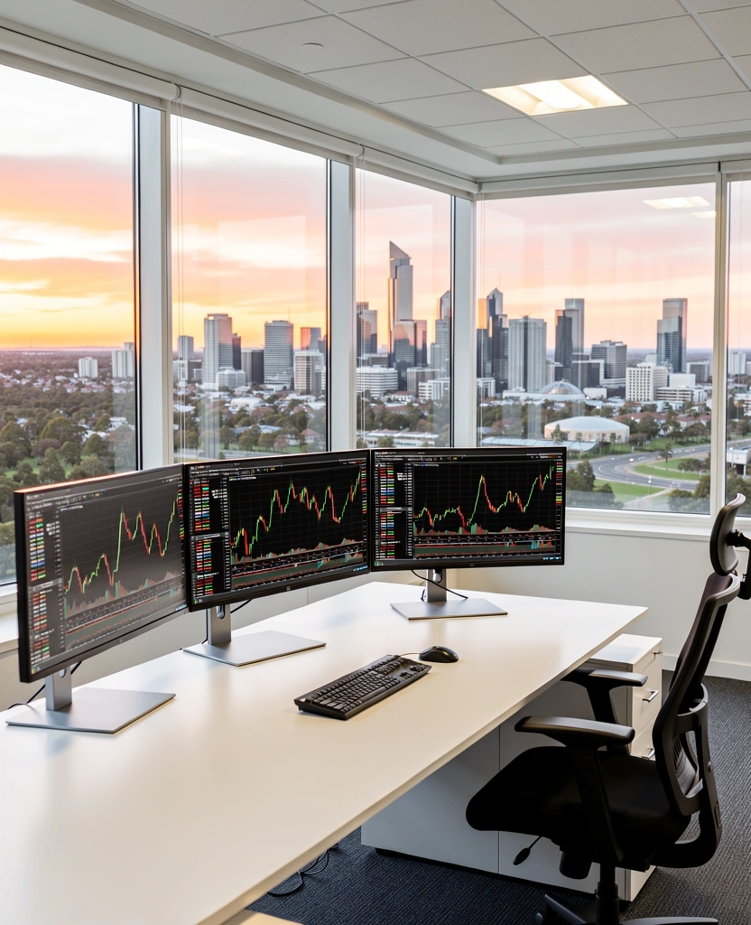Financial analysis environment in Canberra